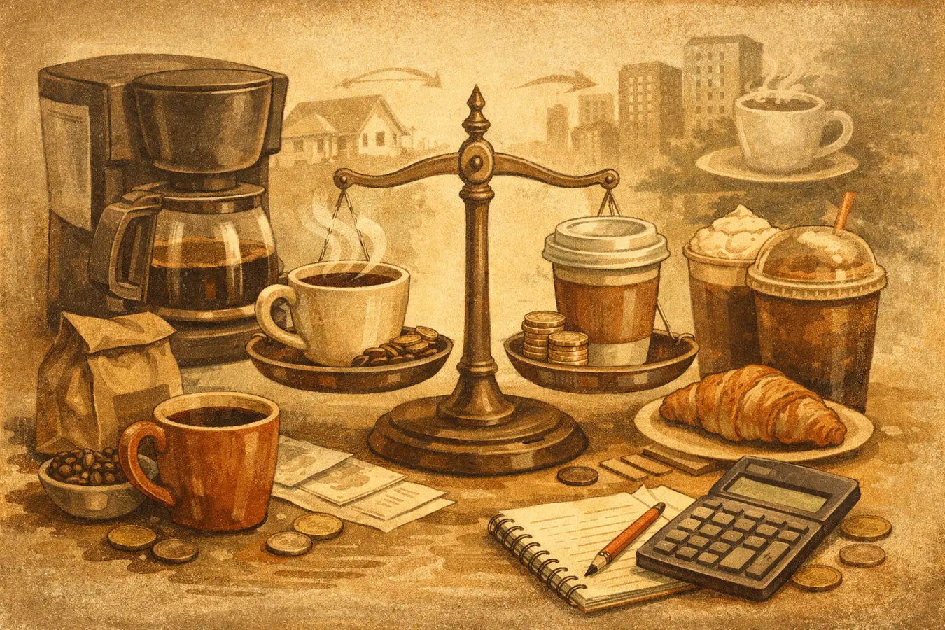 Home Coffee Cost Comparison for Real Morning Math