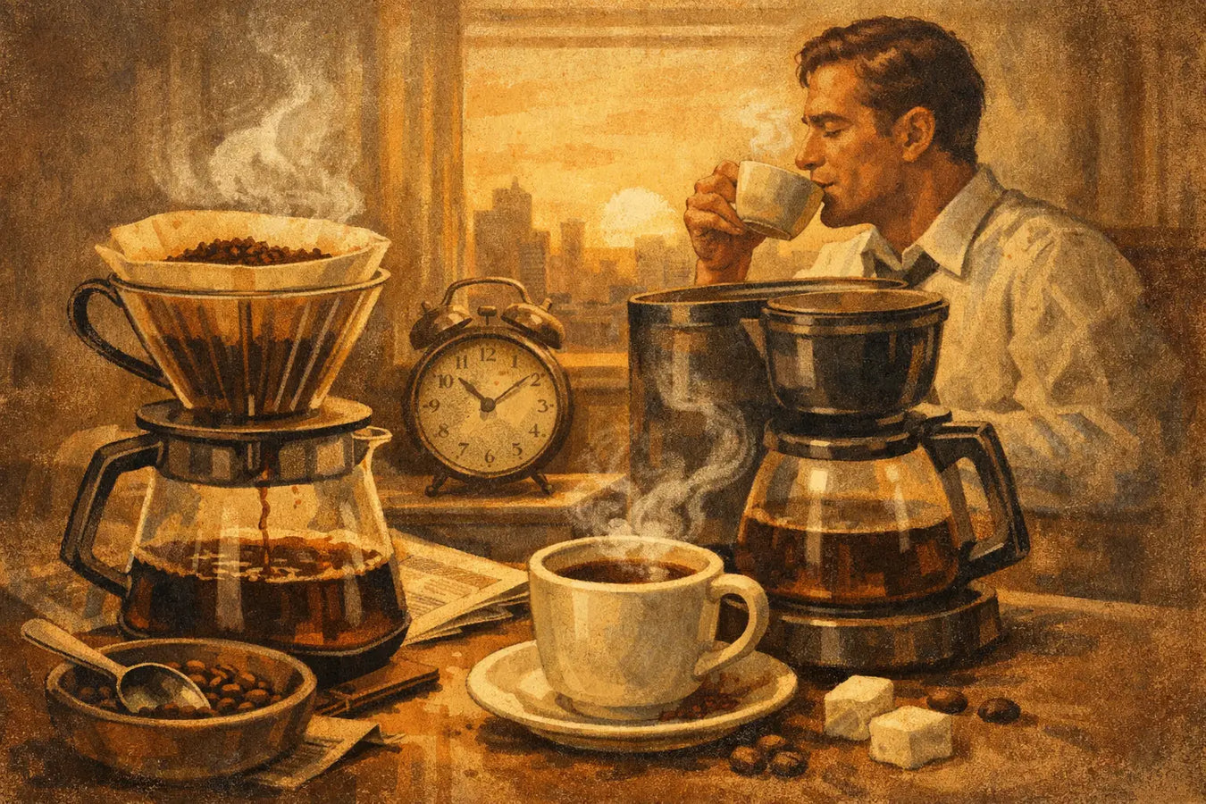 Coffee Brewing That Works Before the Day Does