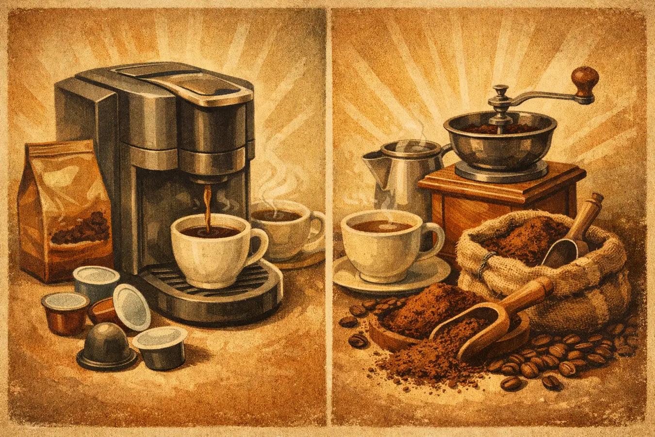 Coffee Pods vs Ground Coffee: What Wins?
