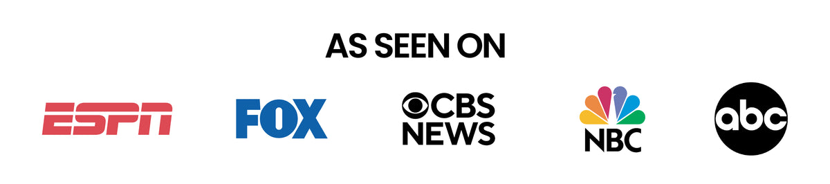 As Seen On ESPN, FOX, CBS News, NBC, ABC