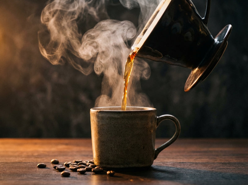 Too Damn Early Coffee brewing